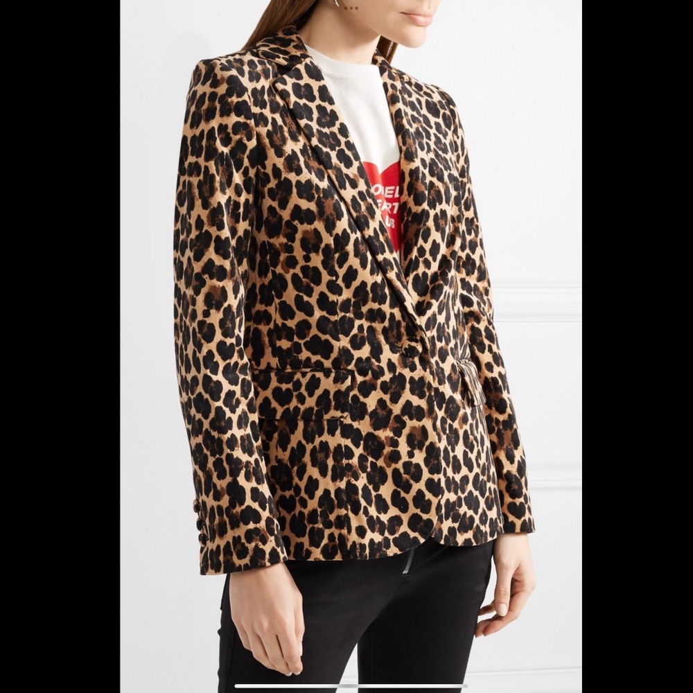 Frame Leopard blazer